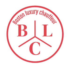 Boston Luxury Chauffeur logo – black and gold circle with BLC initials